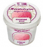 Клубничный десерт "Московское" (с ложечкой)