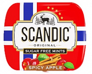 Конфеты SCANDIC без сахара со вкусом "Пряное яблоко"