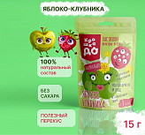 Крошка До Пастилки фруктово-ягодные из яблок и клубник
