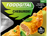 Полуфабрикаты растительные в тесте замороженные "Foodgital Chebureki with vegetable protein"