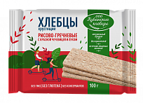 Хлебцы хрустящие Рисово-гречневые с красной чечевицей и луком 100г (Без Глютена)