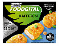 Полуфабрикаты растительные формованные в панировке замороженные, «Foodgital Nuggets with vegetable protein»